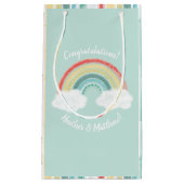 Rainbow Baby Dusche Kleine Geschenktüte (Vorderseite)