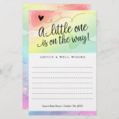 Rainbow-Baby-Dusche, neutrale Beratung für Geschle (Vorne/Hinten)