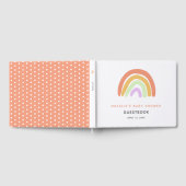Rainbow Baby Dusche Niedliche Personalisierte Gästebuch (Voll)