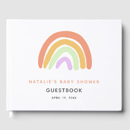 Rainbow Baby Dusche Niedliche Personalisierte Gästebuch