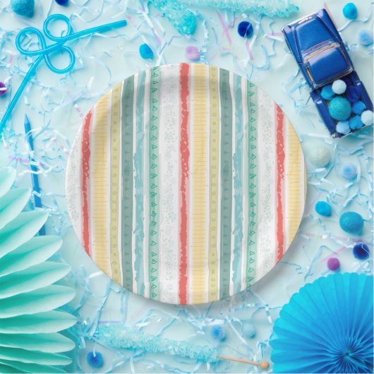 Rainbow Baby Dusche Pappteller (Party)