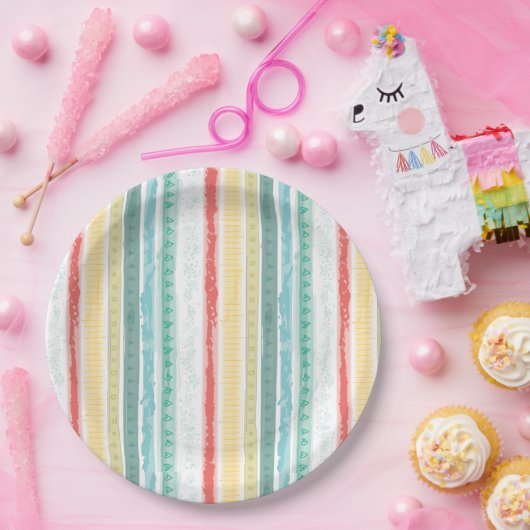 Rainbow Baby Dusche Pappteller (Party)