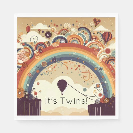 Rainbow Baby Dusche Serviette (Vorderseite)