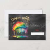 Rainbow Baby Duschkabine Windschutzscheibe Einladung (Vorderseite)