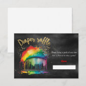 Rainbow Baby Duschkabine Windschutzscheibe Einladung (Vorne/Hinten)