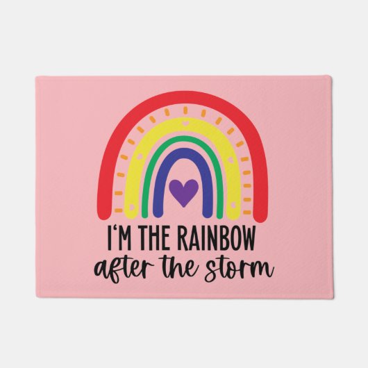 Rainbow Baby Fußmatte (Vorderseite)