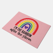 Rainbow Baby Fußmatte (Schrägansicht)