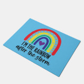 Rainbow Baby Fußmatte (Schrägansicht)