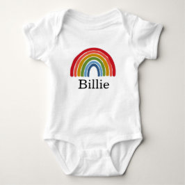 Rainbow Baby Gender Neutral Personalisiert Strampler