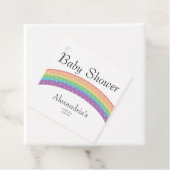Rainbow Baby Girl oder Junge Baby Dusche Party Geschenkanhänger (Beispiel)