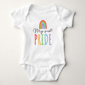 Rainbow Baby: Mein erster Stolz Bodysuit Baby Strampler (Vorderseite)