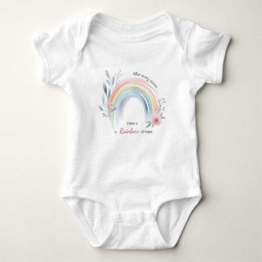 Rainbow Baby Miracle Baby Strampler (Vorderseite)