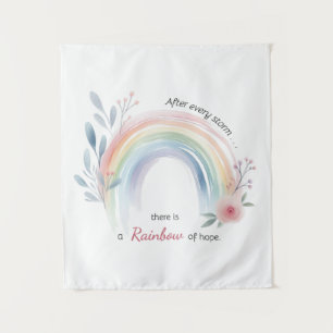 Rainbow Baby Miracle Foto Hintergrund Wandteppich