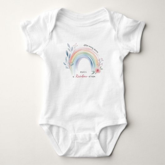 Rainbow Baby Miracle Strampler (Vorderseite)