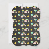 Rainbow Baby nach der Storm Baby Dusche Einladung (Rückseite)