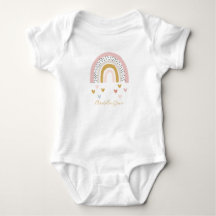 Rainbow Baby Name Hearts