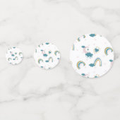 Rainbow Baby Pastel Pattern - Whimsisches Kinderzi Konfetti (Vorderseiten)