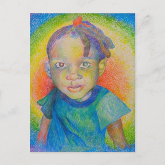 Rainbow Baby Postcard Postkarte (Vorderseite)