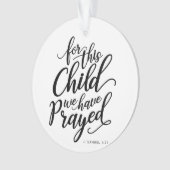 Rainbow baby Schwangerschaft Personalisiert Weihna Ornament (Vorderseite)