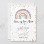 Rainbow Baby Shooter per Post Einladung (Vorderseite)