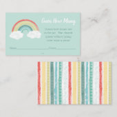 Rainbow Baby Shooting Game Begleitkarte (Vorne/Hinten)