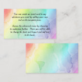 Rainbow Baby Showblank Kleine Beilage Karte (Vorne/Hinten)