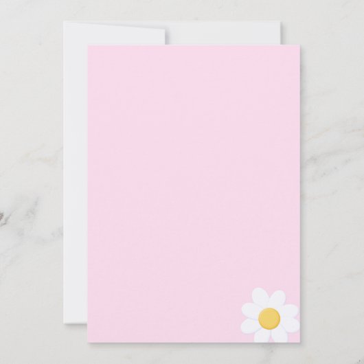 Rainbow Baby Shower Einladung (Rückseite)