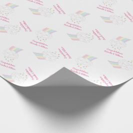 Rainbow Baby Shower Geschenkpapier