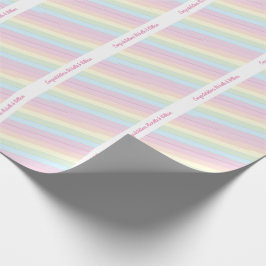 Rainbow Baby Shower Geschenkpapier
