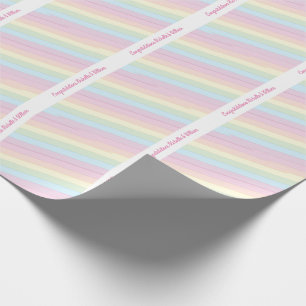 Rainbow Baby Shower Geschenkpapier