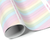 Rainbow Baby Shower Geschenkpapier (Rolleneckpunkt)