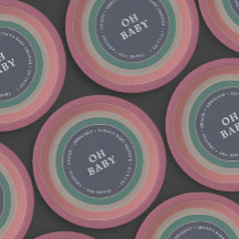 Rainbow Baby Shower Girl