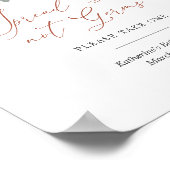 Rainbow Baby Shower Sanitizing Station Schild (Ecke)