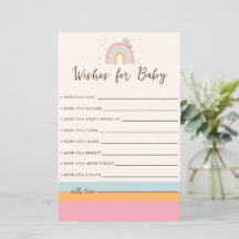 Rainbow Baby Showgame Wünsche für Baby