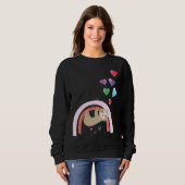 Rainbow Baby Sloth Sweatshirt (Vorne ganz)