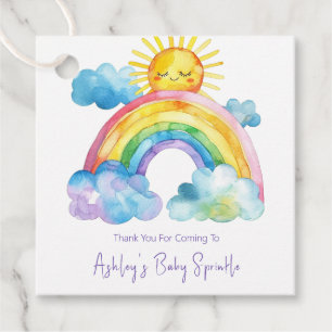 Rainbow Baby Sprinkle Geschenkanhänger