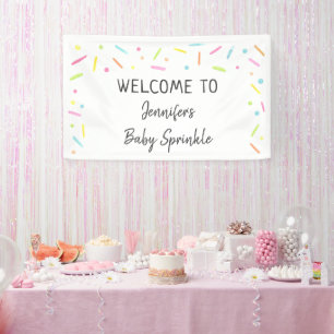 Rainbow Baby Sprinkle Willkommen Banner