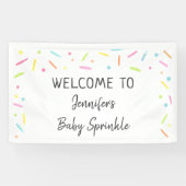 Rainbow Baby Sprinkle Willkommen Banner (Horizontal)