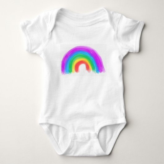 Rainbow Baby Strampler (Vorderseite)