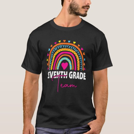 Rainbow Back to School Hello Sev T-Shirt (Vorderseite)