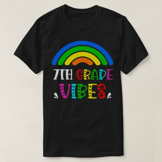 Rainbow Back to School Kids Teache T-Shirt (Design vorne)