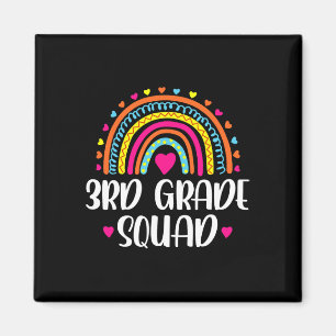 Rainbow Back to School Teacher Kid Magnet