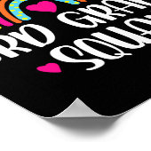 Rainbow Back to School Teacher Kid Poster (Ecke)