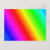 Rainbow Background Postkarte (Vorderseite)