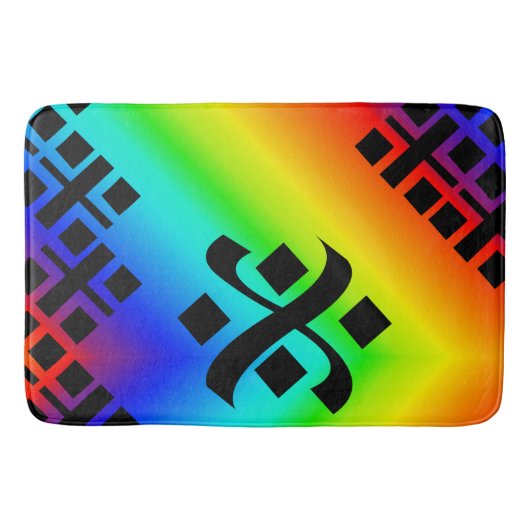 Rainbow Badematte (Vorderseite)