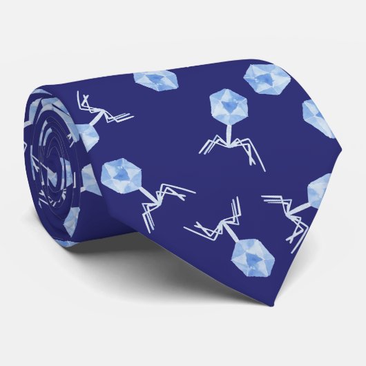 Rainbow Bakteriophage Krawatte (Gerollt)