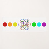 Rainbow Balanced Chakra Yogamatte (Vorderseite (Horizontal))