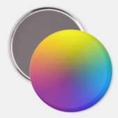 Rainbow Ball Magnet (Vorderseite/Rückseite)