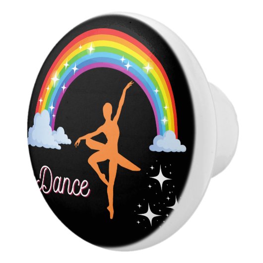 Rainbow Ballerina Dance Keramikknauf (Rechts)