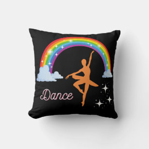 Rainbow Ballerina Dance Kissen